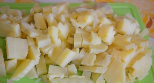 Салат с копченой курицей. 01 Салат с копченой курицей. 01