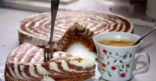 Творожный торт без выпечки.