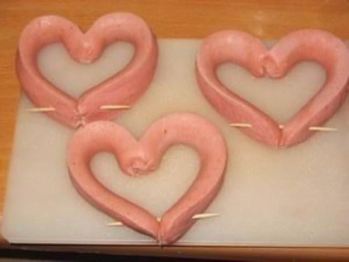 Яичница Сердце к завтраку. 02