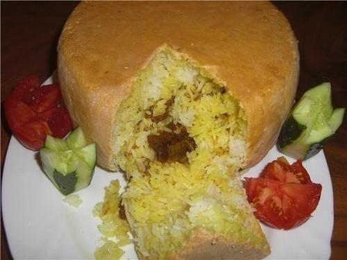 Бочонок с пловом. Бочонок с пловом.