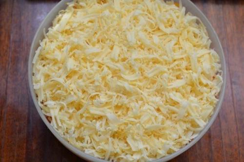 Салат с копченой курицей. 05