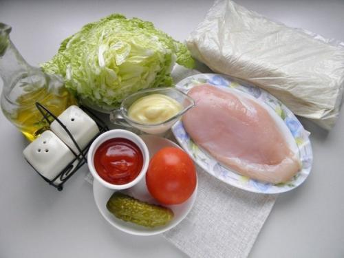 Шаурма.  Рецептик!   Ингредиенты: 01