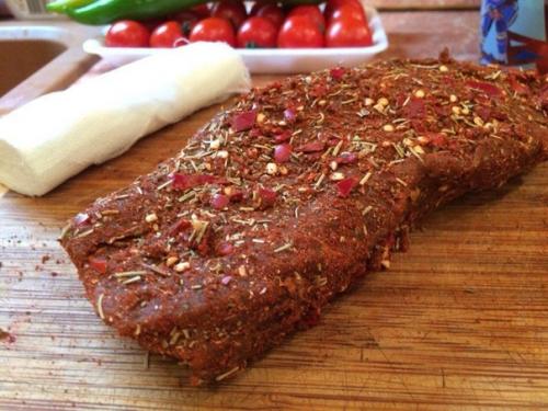 Пряное вяленое мясо из телятины. 01 Пряное вяленое мясо из телятины. 01