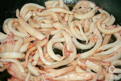 Нежный кальмар в сметанном соусе. 03 Нежный кальмар в сметанном соусе. 03