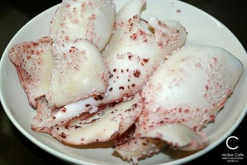 Нежный кальмар в сметанном соусе. 01 Нежный кальмар в сметанном соусе. 01