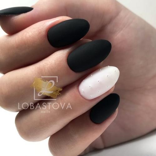 Обалденные черные идеи маникюра! 02