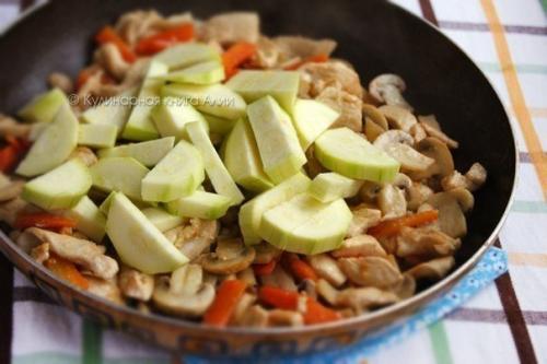 Соте с курицей и грибами (турецкая кухня). 02 Соте с курицей и грибами (турецкая кухня). 02