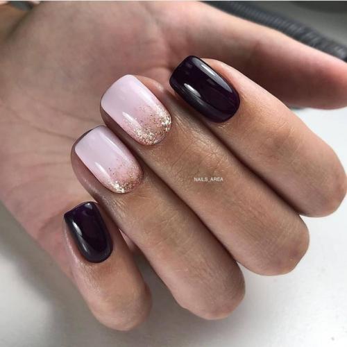 Обалденные черные идеи маникюра! 05