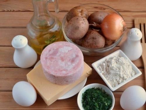 Мы готовим вкуснейшие дранички с ветчиной, сыром и зеленью. 01