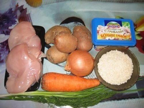 Сырный суп с курицей. 01 Сырный суп с курицей. 01