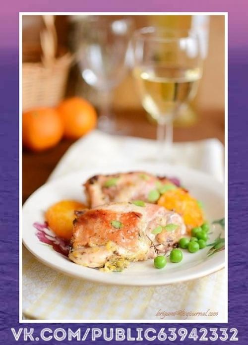 Изумительный рецепт. Курица с мандаринами. 06 Изумительный рецепт. Курица с мандаринами. 06