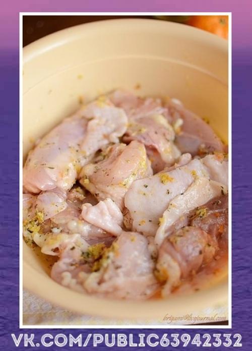 Изумительный рецепт. Курица с мандаринами. 03 Изумительный рецепт. Курица с мандаринами. 03