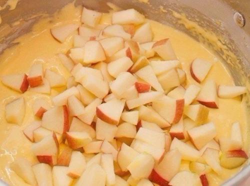 Пышная шарлотка с яблоками в мультиварке. 04 Пышная шарлотка с яблоками в мультиварке. 04