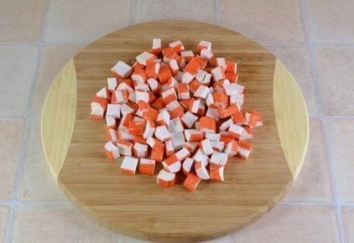 Салат из крабовых палочек. 02 Салат из крабовых палочек. 02