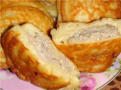 Ленивые беляши.  Ингредиенты: