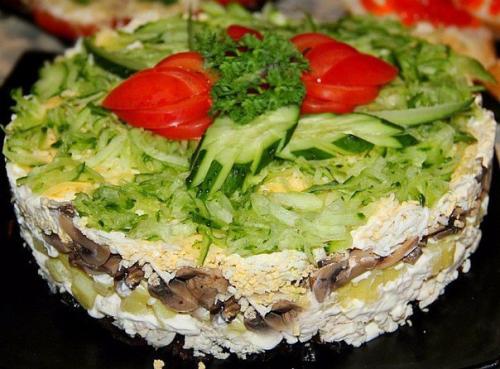 Аппетитные салаты для праздничного стола? 05