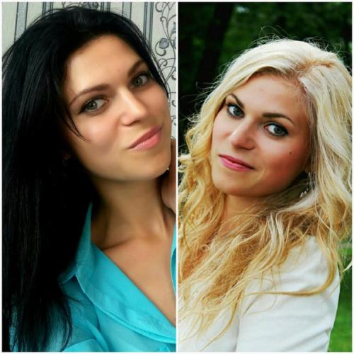 Когда-то была блондинкой, затем вернулась к брюнету.