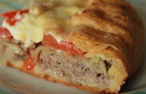 Открытый мясной пирог. 01