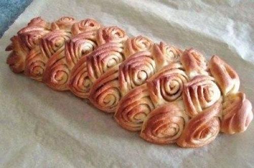 Рулет - плетёнка. Тесто: 06 Рулет - плетёнка. Тесто: 06