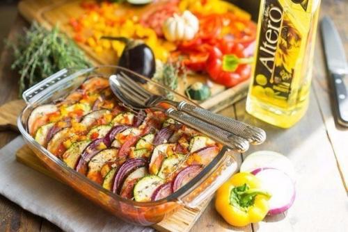 Рататуй.  Ингредиенты:   Цукини.