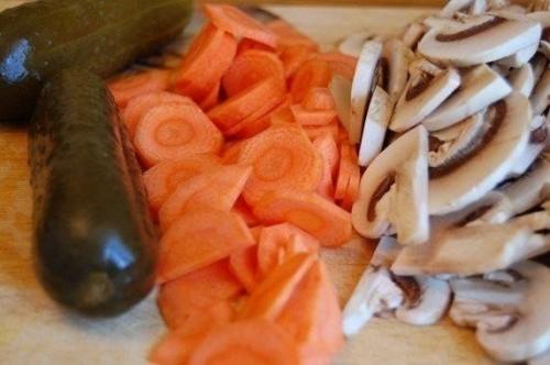 Сердце, тушенное с овощами. 02