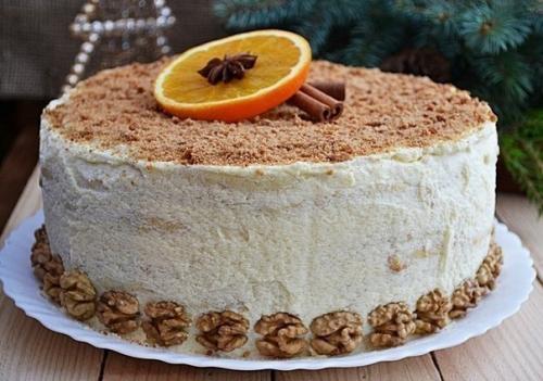 Творожный торт.  Ингредиенты.