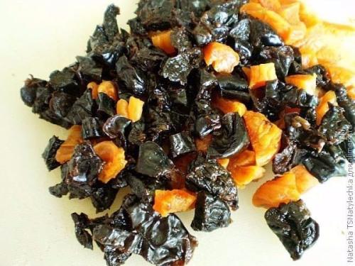 Пирог с курагой, черносливом и орехами. 03 Пирог с курагой, черносливом и орехами. 03