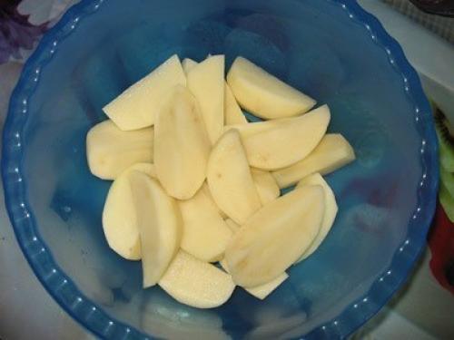 Картошка по-деревенски.  Ингредиенты: 01 Картошка по-деревенски.  Ингредиенты: 01