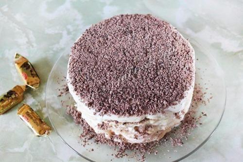 Сметанный торт с фруктами. 08 Сметанный торт с фруктами. 08