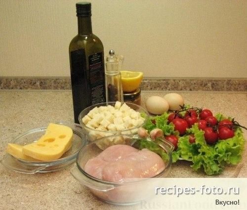 Салат Цезарь самый простой рецепт. 02 Салат Цезарь самый простой рецепт. 02