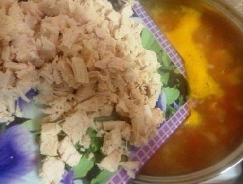 Сырный суп с куриным филе? 02 Сырный суп с куриным филе? 02