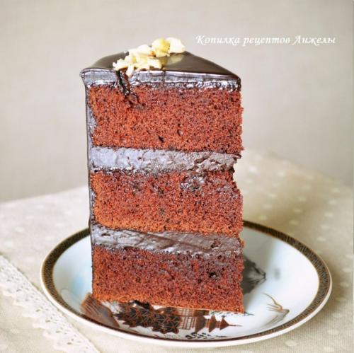 Очень вкусный, мега - шоколадный торт с ганашем. 02 Очень вкусный, мега - шоколадный торт с ганашем. 02