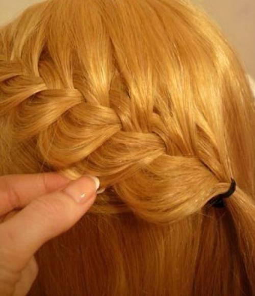 Ажурная прическа. Укладка из трех слоев состоит. 02 Ажурная прическа. Укладка из трех слоев состоит. 02