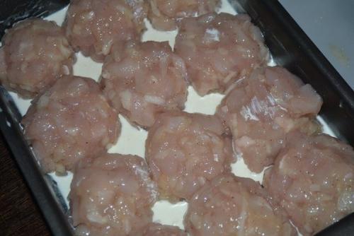 Куриные шарики в сливочном соусе. 04