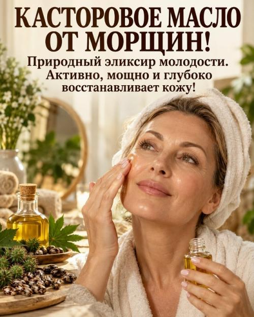 Касторовое масло - элексир молодости за копейки! 
