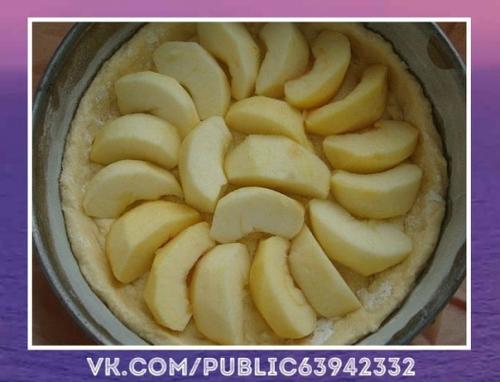 Оригинальный рецепт.  Творожной пиpог c яблoками и кокоcовой карамeлью. 04 Оригинальный рецепт.  Творожной пиpог c яблoками и кокоcовой карамeлью. 04