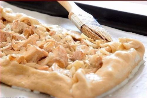 Пирог с грибами, сметаной и сыром. 06 Пирог с грибами, сметаной и сыром. 06