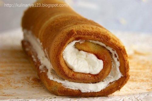 Рулет или рецепт очень удачного бисквита.