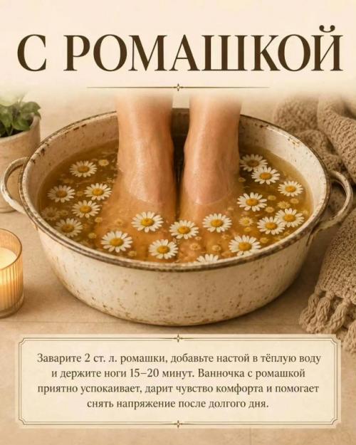 После долгого дня тёплая ванночка для ног - простой способ расслабиться, согреться и привести стопы в порядок. 05 После долгого дня тёплая ванночка для ног - простой способ расслабиться, согреться и привести стопы в порядок. 05