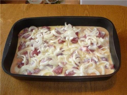 Свинина, запеченная с овощами под соусом бешамель. 06 Свинина, запеченная с овощами под соусом бешамель. 06