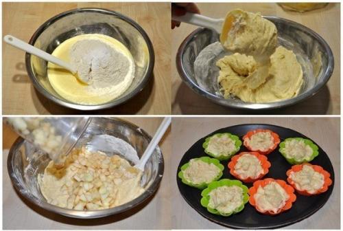 Сочные яблочные кексы. 02 Сочные яблочные кексы. 02