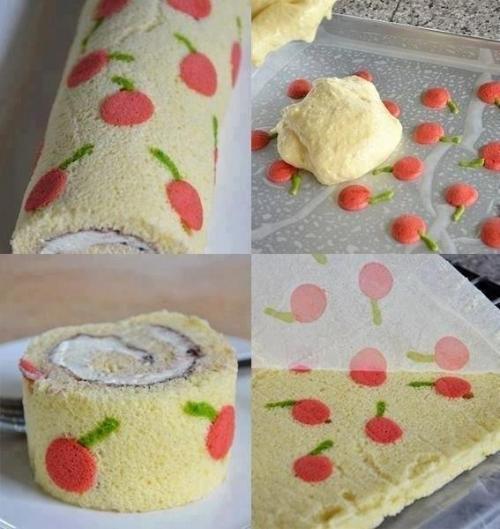 Как испечь рулет с рисунком. 04 Как испечь рулет с рисунком. 04