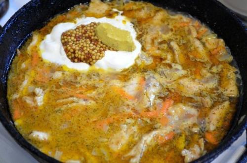 Куриное Филе в сметанно - горчичном соусе. 04 Куриное Филе в сметанно - горчичном соусе. 04
