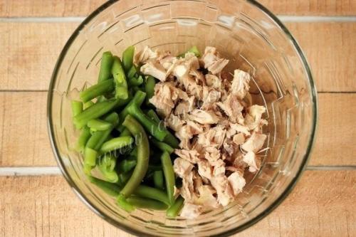 Салат Шедевр с курицей и сладким перцем. 02