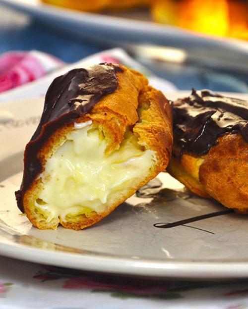 Эклеры с заварным кремом. 01 Эклеры с заварным кремом. 01