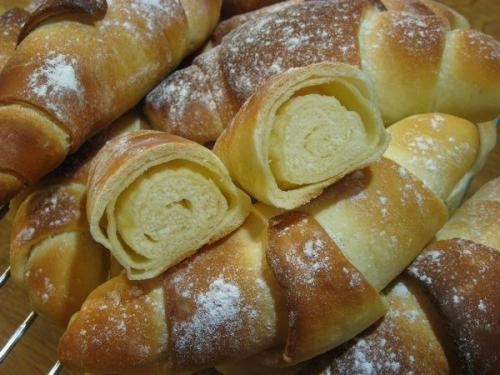 Нежнейшие круассаны.   Тесто: