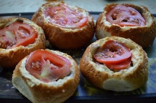 Фаршированные булочки для пикника. 03