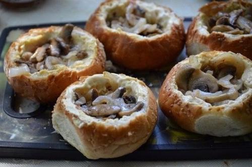 Фаршированные булочки для пикника. 04