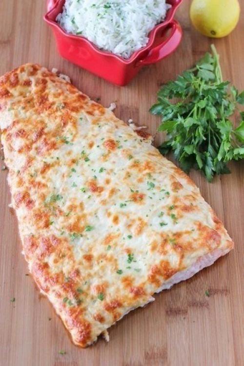 Лосось, запеченный с сыром. 06