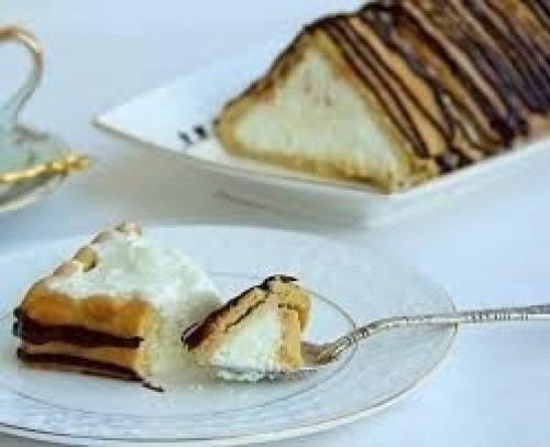 Десерт без выпечки Творожный Домик. 08